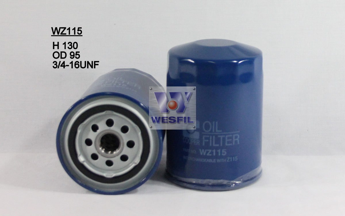 Oil Filter Z115 Ford/Nissan WZ115 - Cooper - Cooper