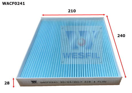 Cabin Filter RCA381P Fits Hyundai/Kia WACF0241 - Wesfil