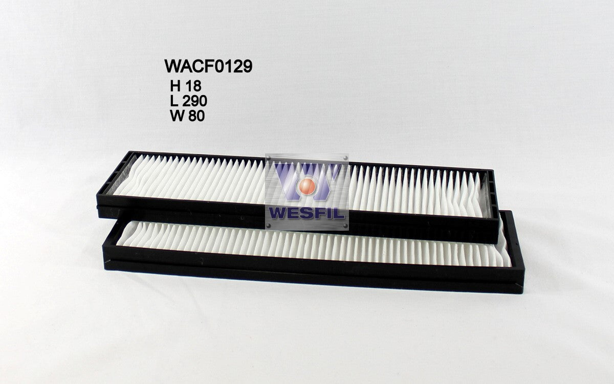 Cabin Filter RCA208P Fits Hyundai WACF0129 - Wesfil