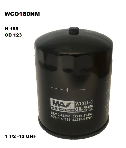 Oil Filter Z961 Fits Nissan WCO180NM - Wesfil