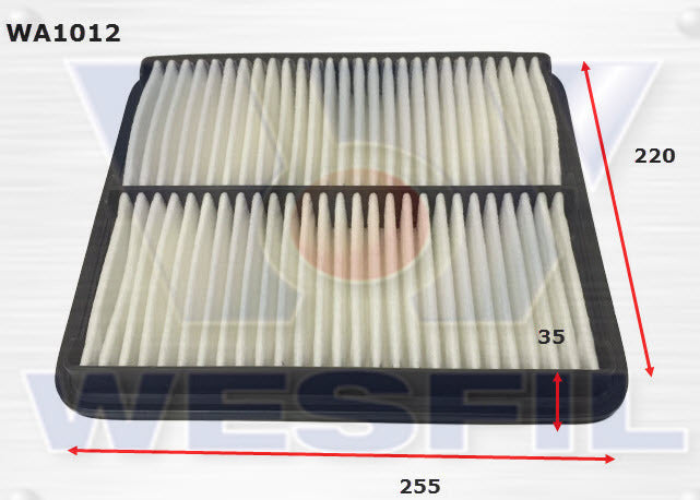 Air Filter A1354 Fits Daewoo WA1012 - Wesfil