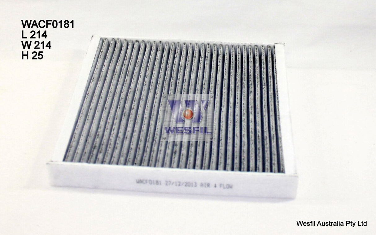 Cabin Filter Fits Smart Car WACF0181 - Wesfil