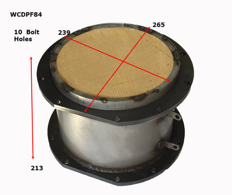 Diesel Particulate Filter (DPF) RPF348 Fits Isuzu WCDPF84 - Wesfil