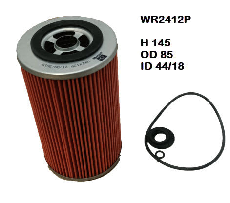 Oil Filter R2412P Fits Isuzu WR2412P - Wesfil