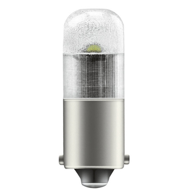 LED Bay. Cap T4W 12V 1W BA9S 1=2 Globes B/Pack 3850CW-02B - Osram