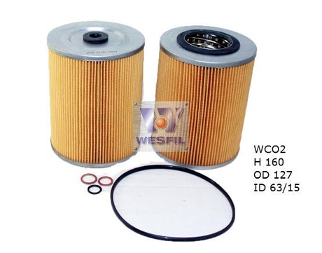 Oil Filter R2427P Fits Nissan WCO2 - Wesfil