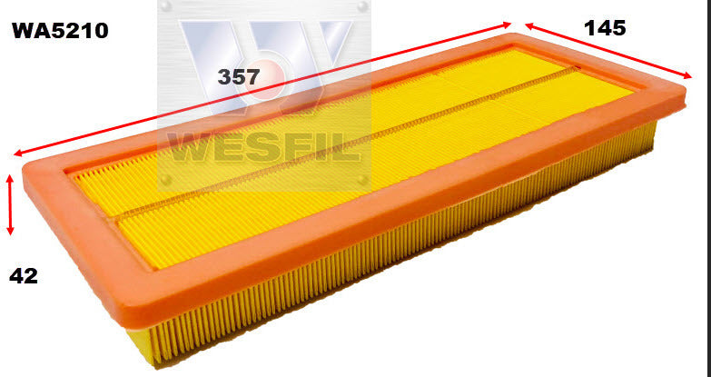 Air Filter A1768/A1809 Fits Mini WA5210 - Wesfil
