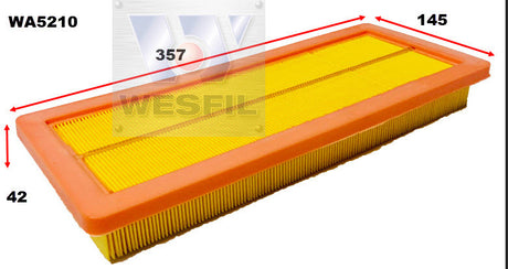Air Filter A1768/A1809 Fits Mini WA5210 - Wesfil