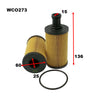 Oil Filter Fits Jaguar/Land Rover WCO273 - Wesfil