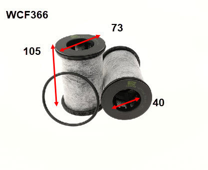 Catch Can Provent 150 RCC150F Ventilator Filter WCF366 - Wesfil
