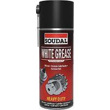White Aerosol Grease 400mL - Soudal