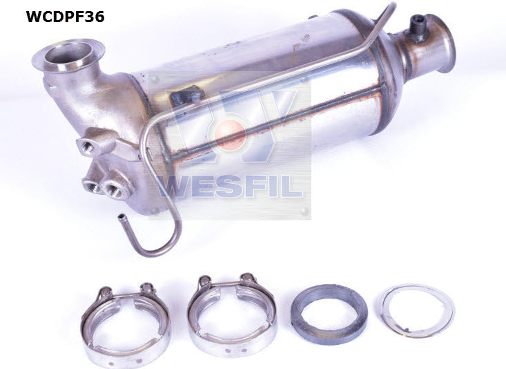 Diesel Particulate Filter (DPF) RPF239 Fits Volkswagen WCDPF36 - Wesfil