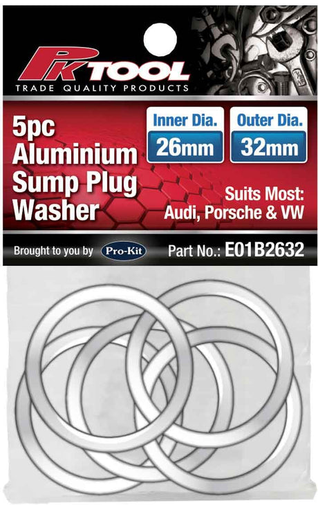 5 Pieces Aluminium Sump Plug Washer - PKTool