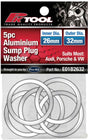 5 Pieces Aluminium Sump Plug Washer - PKTool
