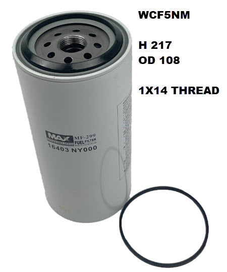 Diesel Fuel Filter R120P/Z829 Fits Nissan WCF5NM - Wesfil