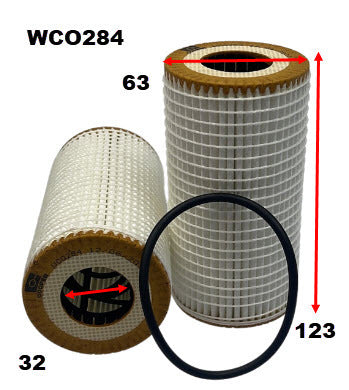 Oil Filter Fits Audi WCO284 - Wesfil