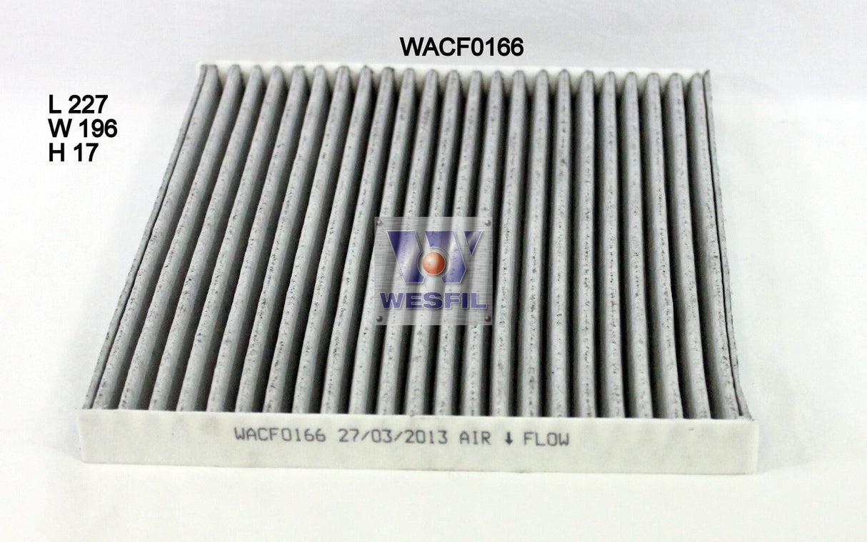 Cabin Filter RCA310P Fits Ssangyong WACF0166 - Wesfil
