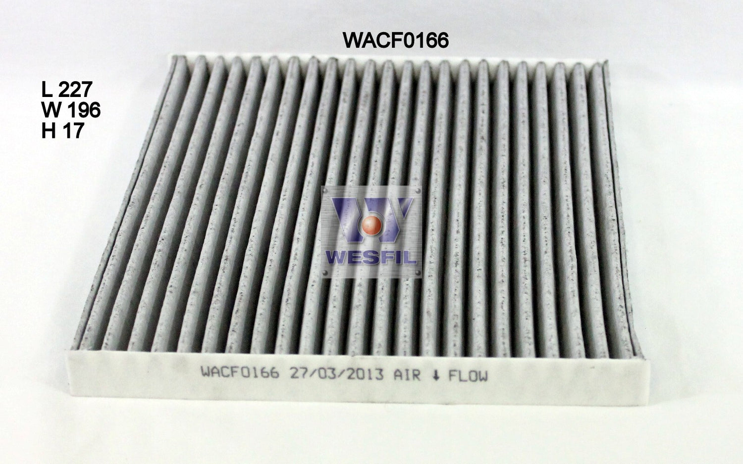 Cabin Filter RCA310P Fits Ssangyong WACF0166 - Wesfil