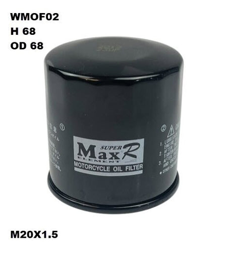 Oil Filter Motorcycle Fits Honda/Yamaha/Kawasaki WMOF02 - Wesfil