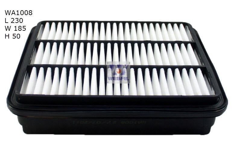 Air Filter A1276 Fits Eunos WA1008 - Wesfil