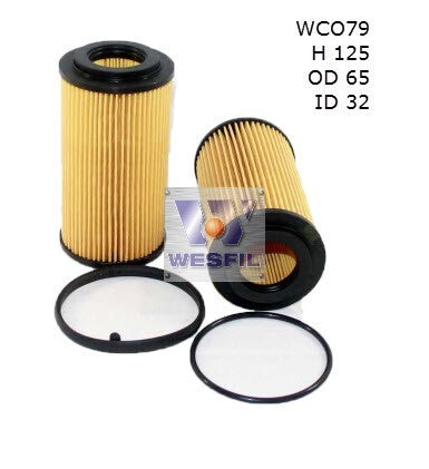 Oil Filter R2633/R2652P Fits Volvo/Ford WCO79 - Wesfil