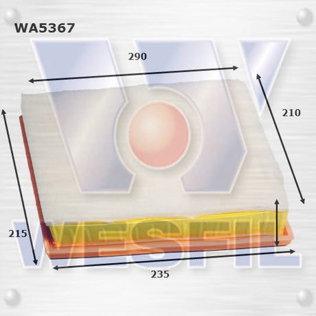 Air Filter A1878 Fits BMW/Mini WA5367 - Wesfil