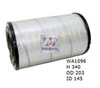 Air Filter HDA5892 Fits Hino WA1096 - Wesfil