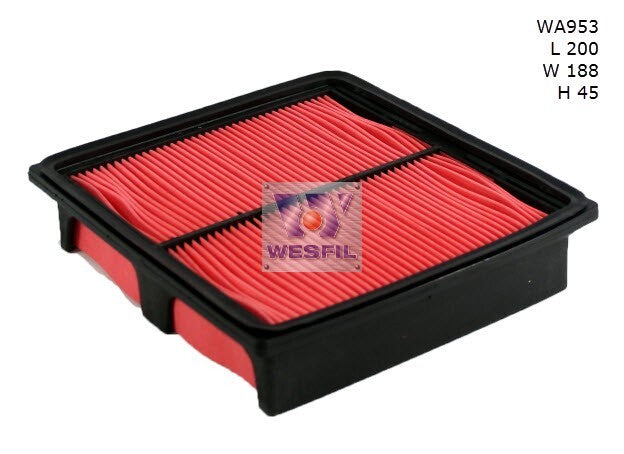 Air Filter A1310 Fits Honda WA953 - Wesfil