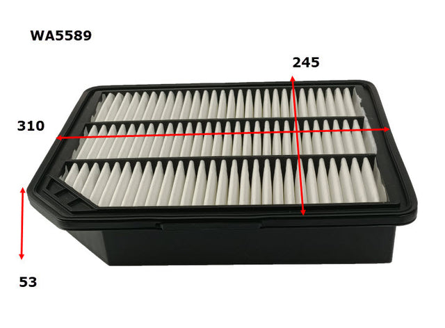 Air Filter Fits Ssangyong WA5589 - Wesfil