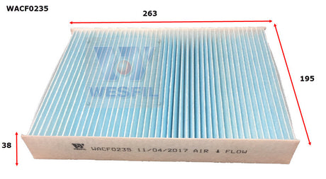 Cabin Filter RCA385P Fits Renault WACF0235 - Wesfil