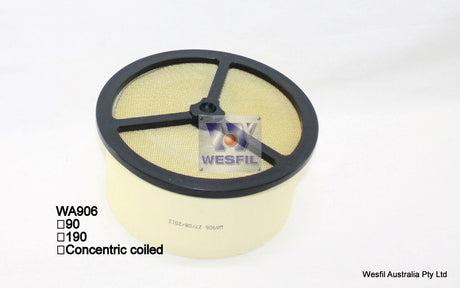 Air Filter A1274 Fits Toyota WA906 - Wesfil