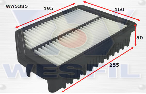 Air Filter A1946 Fits Hyundai/Kia WA5385 - Wesfil