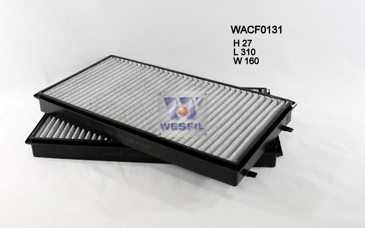 Cabin Filter RCA197P Fits BMW WACF0131 - Wesfil