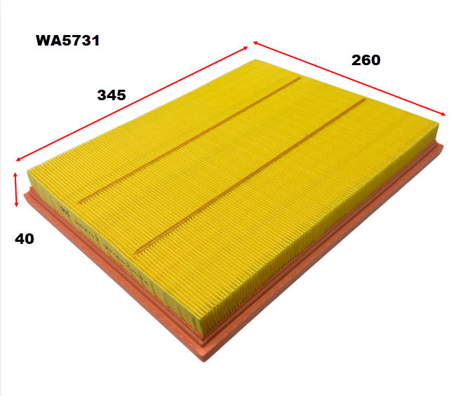 Air Filter A2177 Ldv WA5731 - Wesfil