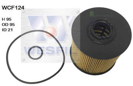 Diesel Fuel Filter R2696P Fits Mitsubishi WCF124 - Wesfil
