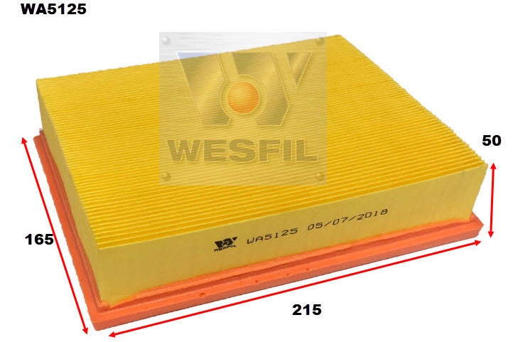 Air Filter A1674 Fits Mercedes WA5125 - Wesfil
