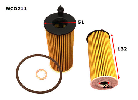 Oil Filter R2828P Fits BMW WCO211 - Wesfil