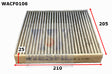 Cabin Filter RCA251P Fits Honda WACF0106 - Wesfil