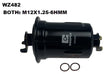 EFI Fuel Filter Z482 Fits Mitsubishi WZ482 - Wesfil