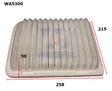 Air Filter A1839 Fits Mitsubishi WA5300 - Wesfil