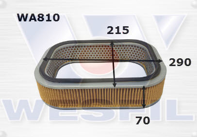 Air Filter A442 Fits Honda WA810 - Wesfil