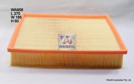 Air Filter A1709 Fits Seat WA958 - Wesfil