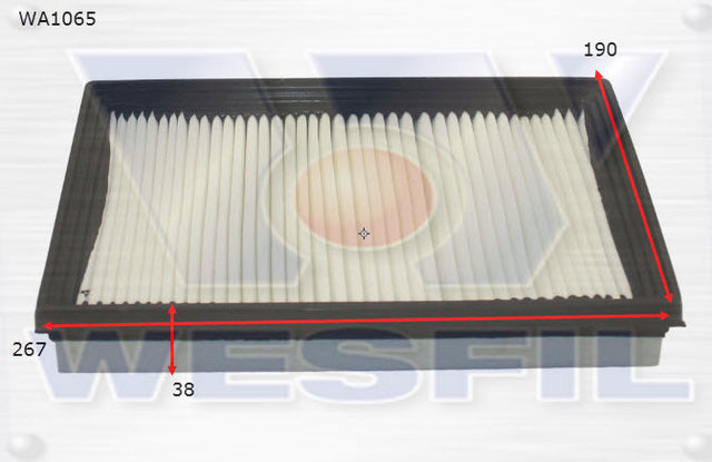 Air Filter A1425 Fits Kia WA1065 - Wesfil