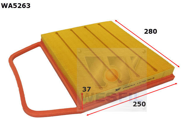 Air Filter A1787 Fits BMW WA5263 - Wesfil