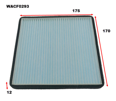 Cabin Filter Fits Mitsubishi WACF0293 - Wesfil