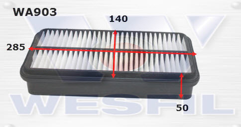 Air Filter A1351 Fits Suzuki WA903 - Wesfil