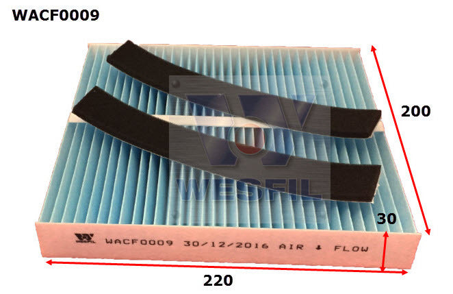 Cabin Filter RCA113P Fits Nissan WACF0009 - Wesfil