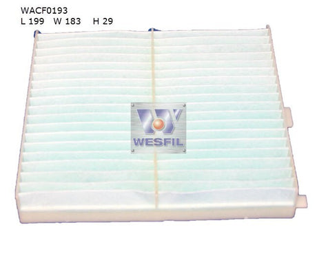 Cabin Filter RCA397P Fits Suzuki WACF0193 - Wesfil
