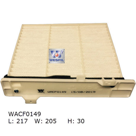 Cabin Filter RCA252C Fits Mitsubishi WACF0149 - Wesfil