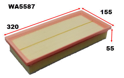 Air Filter Fits LDV WA5587 - Wesfil